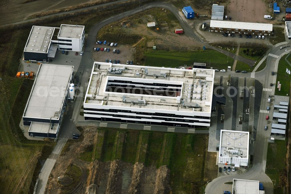 Aerial photograph Schenefeld - Research building and office complex European XFEL - Forschungscampus Schenefeld in the district Altona in Schenefeld in the state Schleswig-Holstein, Germany