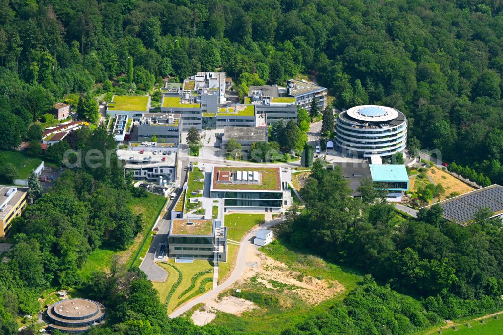 Aerial photograph Heidelberg - Research building and office complex of EMBL Heidelberg in the district Rohrbach-Bierhelderhof in Heidelberg in the state Baden-Wuerttemberg, Germany