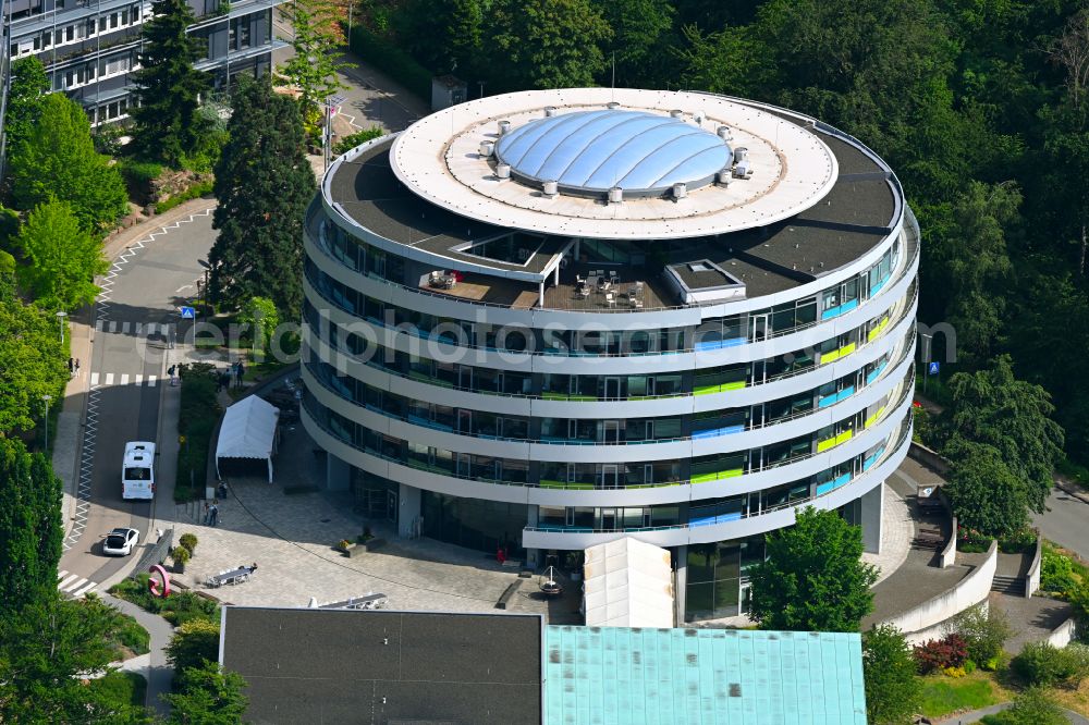 Heidelberg from above - Research building and office complex of EMBL Heidelberg in the district Rohrbach-Bierhelderhof in Heidelberg in the state Baden-Wuerttemberg, Germany