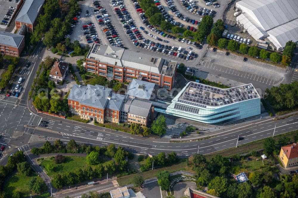 Aerial photograph Würzburg - Research building and office complex Fraunhofer-Institut fuer Silicatforschung ISC on Neunerplatz in the district Zellerau in Wuerzburg in the state Bavaria, Germany