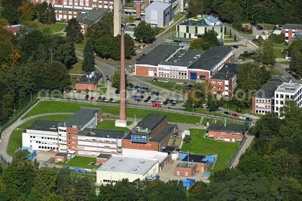 Aerial photograph Geesthacht - Research building and office complex Innovationszentrum in Geesthacht in the state Schleswig-Holstein, Germany