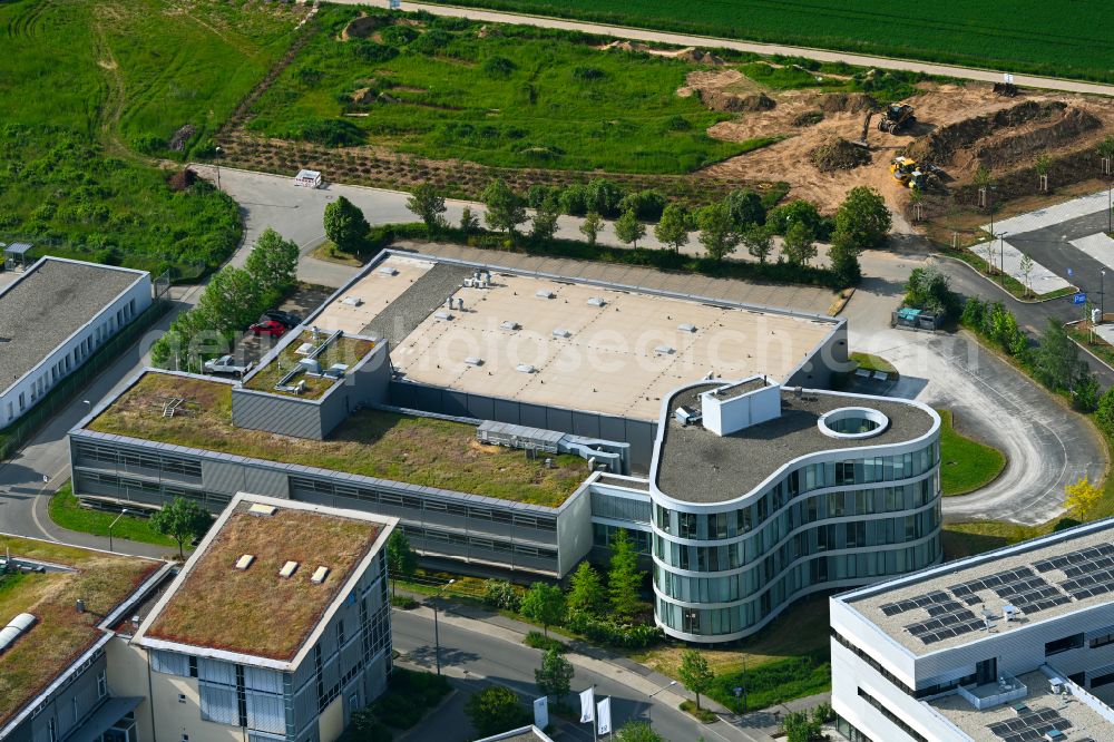 Würzburg from the bird's eye view: Research building and office complex Institut Virion-Serion GmbH Wuerzburg on street Friedrich-Bergius-Ring in the district Lengfeld in Wuerzburg in the state Bavaria, Germany