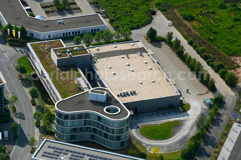 Aerial image Würzburg - Research building and office complex Institut Virion-Serion GmbH Wuerzburg on street Friedrich-Bergius-Ring in the district Lengfeld in Wuerzburg in the state Bavaria, Germany