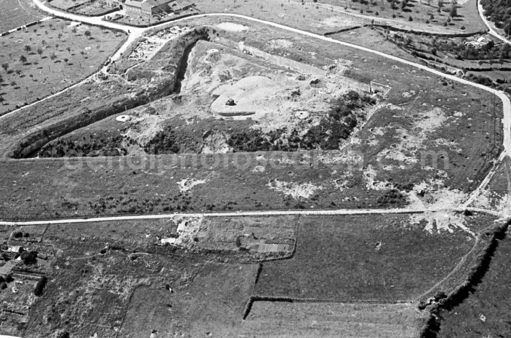 Aerial photograph Flemalle - Fragments of the fortress in World War II in Flemalle in Region Wallonne, Belgium