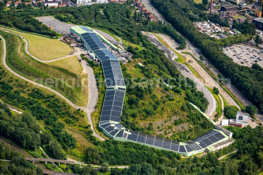 Aerial photograph Bottrop - Leisure Centre - Amusement Park INTERSPORT ALPINCENTER in Bottrop at Ruhrgebiet in the state North Rhine-Westphalia