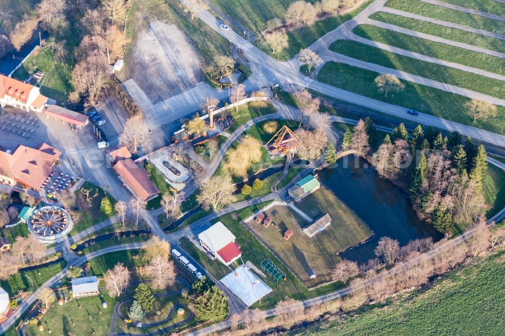 Aerial photograph Morsbronn-les-Bains - Leisure Centre - Amusement Park Didiland in Morsbronn-les-Bains in Grand Est, France