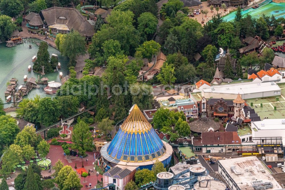 Aerial photograph Rust - Funpark Europa Park in Rust in the state Baden-Wuerttemberg, Germany