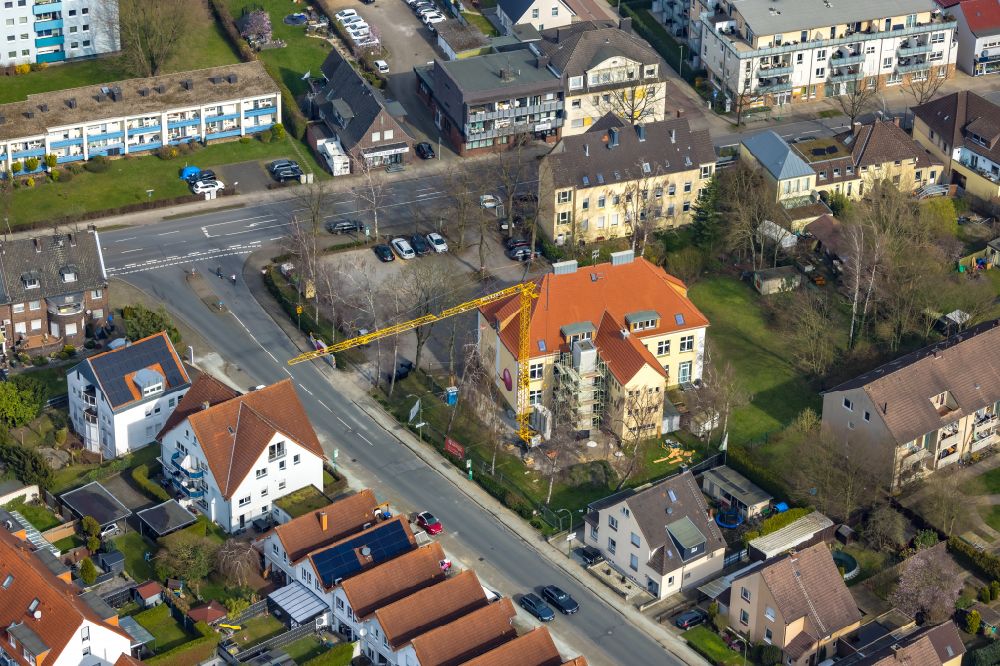Aerial image Hamm - Leisure Centre - Amusement Park of the Arbeiterwohlfahrt Tagesstaette for people with mental disabilities at Alter Uentrop Weg in the district Norddinker in Hamm at Ruhrgebiet in the state North Rhine-Westphalia, Germany