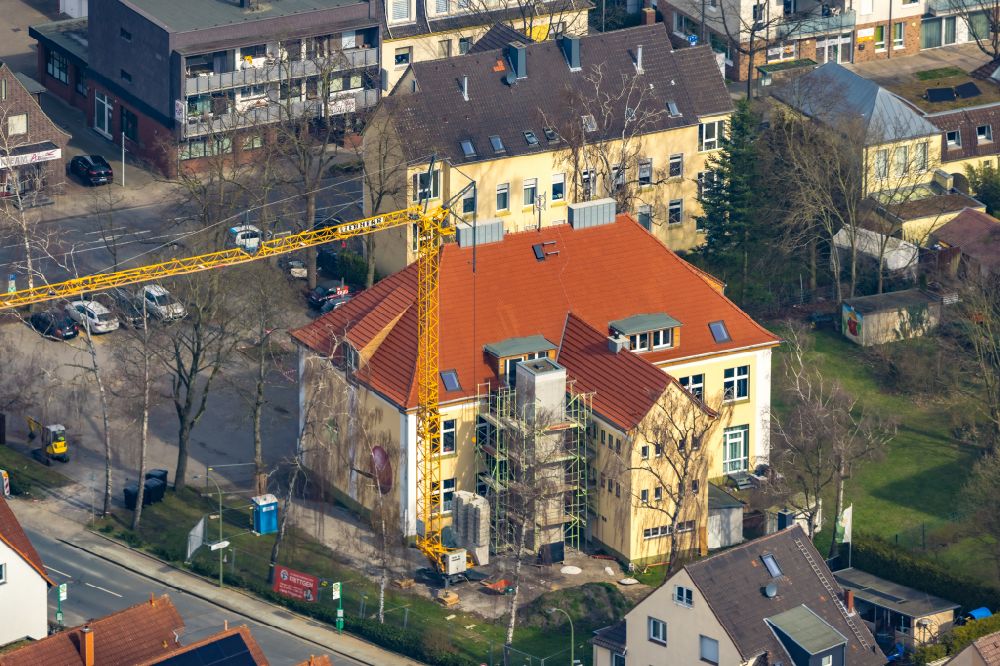 Aerial photograph Hamm - Leisure Centre - Amusement Park of the Arbeiterwohlfahrt Tagesstaette for people with mental disabilities at Alter Uentrop Weg in the district Norddinker in Hamm at Ruhrgebiet in the state North Rhine-Westphalia, Germany