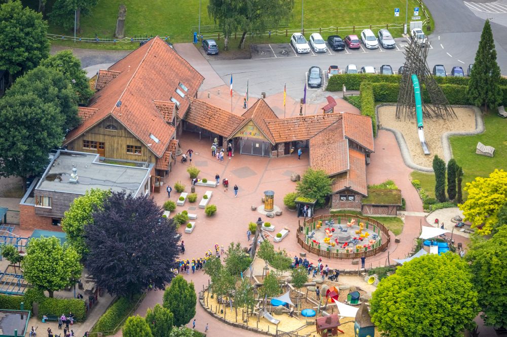 Aerial photograph Haltern am See - Leisure Centre - Amusement Park Freizeitpark Ketteler Hof GmbH on Rekener Strasse in Haltern am See in the state North Rhine-Westphalia, Germany