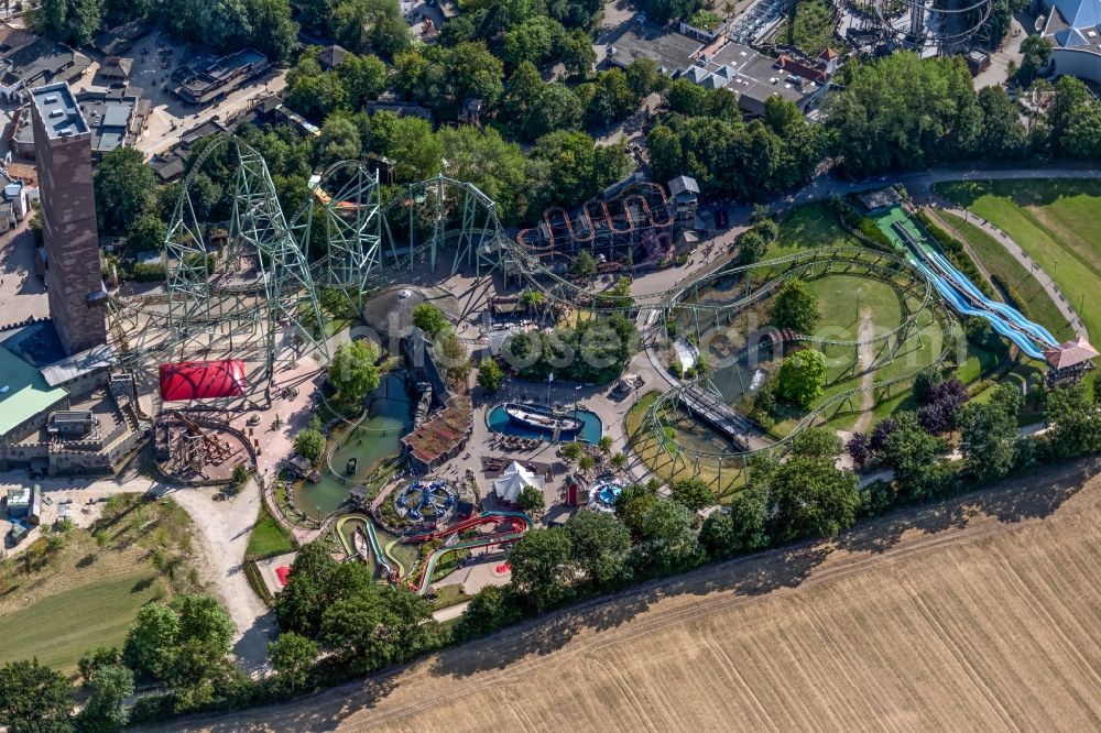 Aerial image Sierksdorf - Leisure center - amusement park HANSA-PARK Freizeit- und Familienpark GmbH & Co. KG in Sierksdorf in the state Schleswig-Holstein, Germany