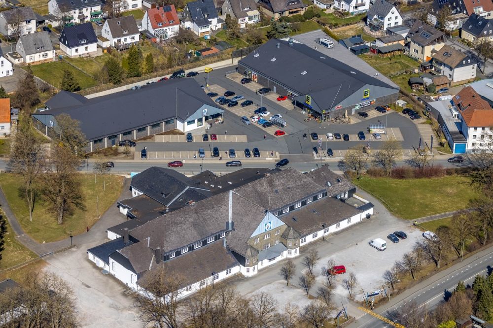 Aerial image Brilon - Leisure Centre - Amusement Park of St. Hubertus-Schuetzenbruofschaft 1417 on Altenbuerener Strasse in Brilon in the state North Rhine-Westphalia, Germany