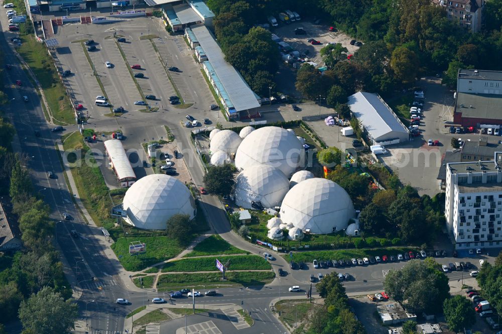 Aerial image Szczecin - Stettin - Leisure Centre - Amusement Park Kids Arena in Szczecin in West Pomeranian, Poland