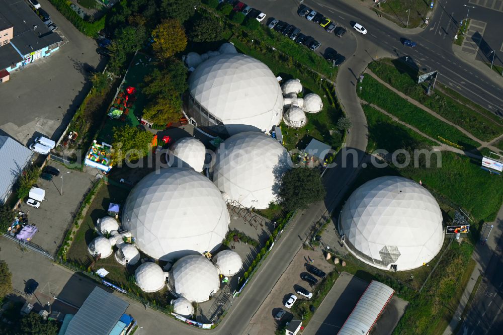 Szczecin - Stettin from above - Leisure Centre - Amusement Park Kids Arena in Szczecin in West Pomeranian, Poland