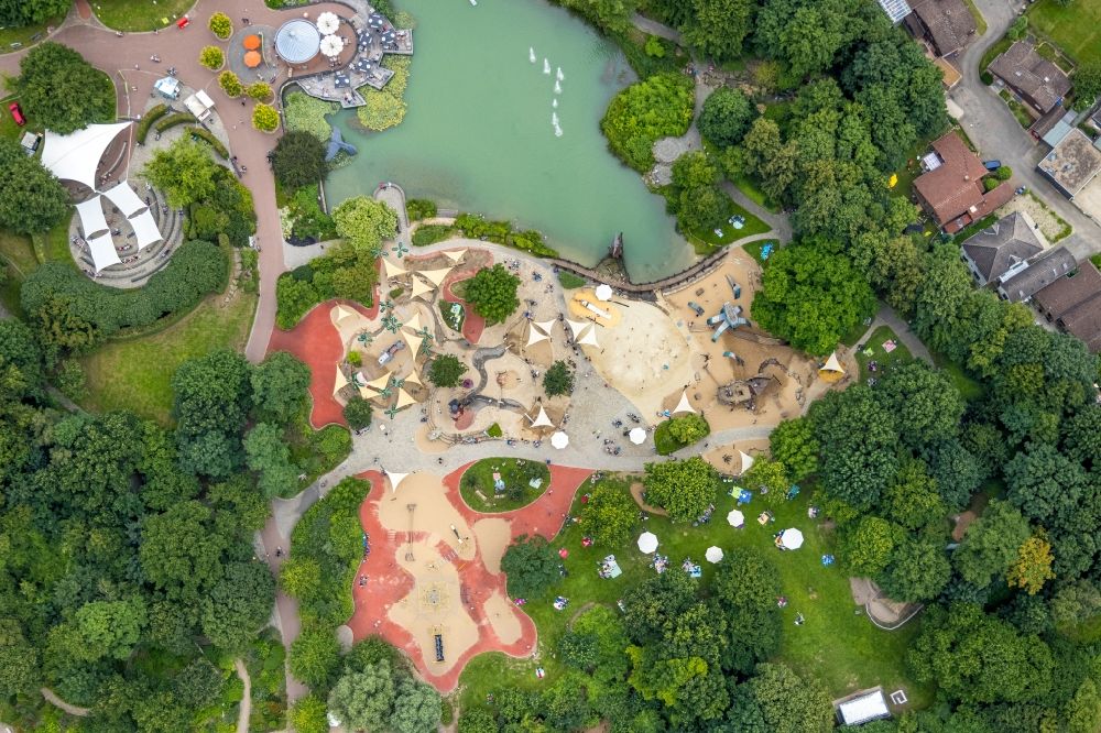 Aerial photograph Hamm - Leisure Centre - Amusement Park of Maximilianpark Hamm GmbH in the district Werries in Hamm at Ruhrgebiet in the state North Rhine-Westphalia, Germany