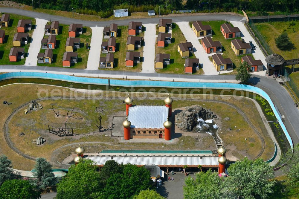 Aerial photograph Stukenbrock - Leisure Centre - Amusement Park Safariland Stukenbrock in Stukenbrock in the state North Rhine-Westphalia, Germany