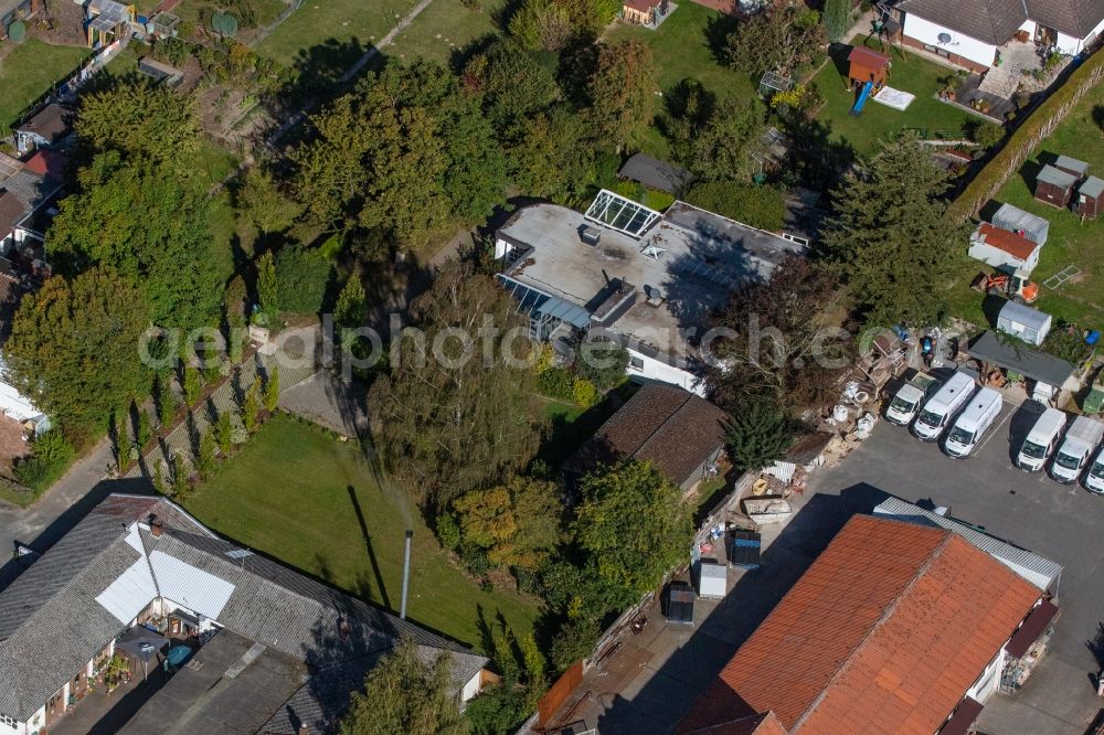 Aerial image Lemgo - Fritz Liesegang Transport und Logistik GmbH Office building on Osterfeld 21 in Lemgo in the state North Rhine-Westphalia, Germany