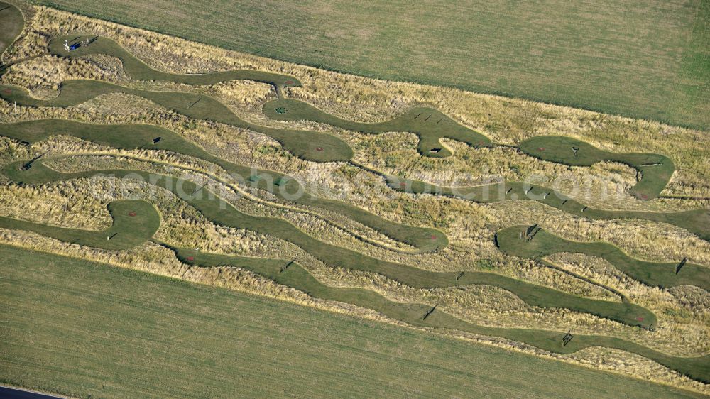 Aerial photograph Königswinter - Football golf course Heiderhof near Ungarten in the state North Rhine-Westphalia, Germany