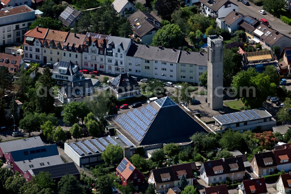 Aerial photograph Freiburg im Breisgau - Building the KITA day nursery KiTa St. Peter and Paul on street Bozener Strasse in Freiburg im Breisgau in the state Baden-Wuerttemberg, Germany