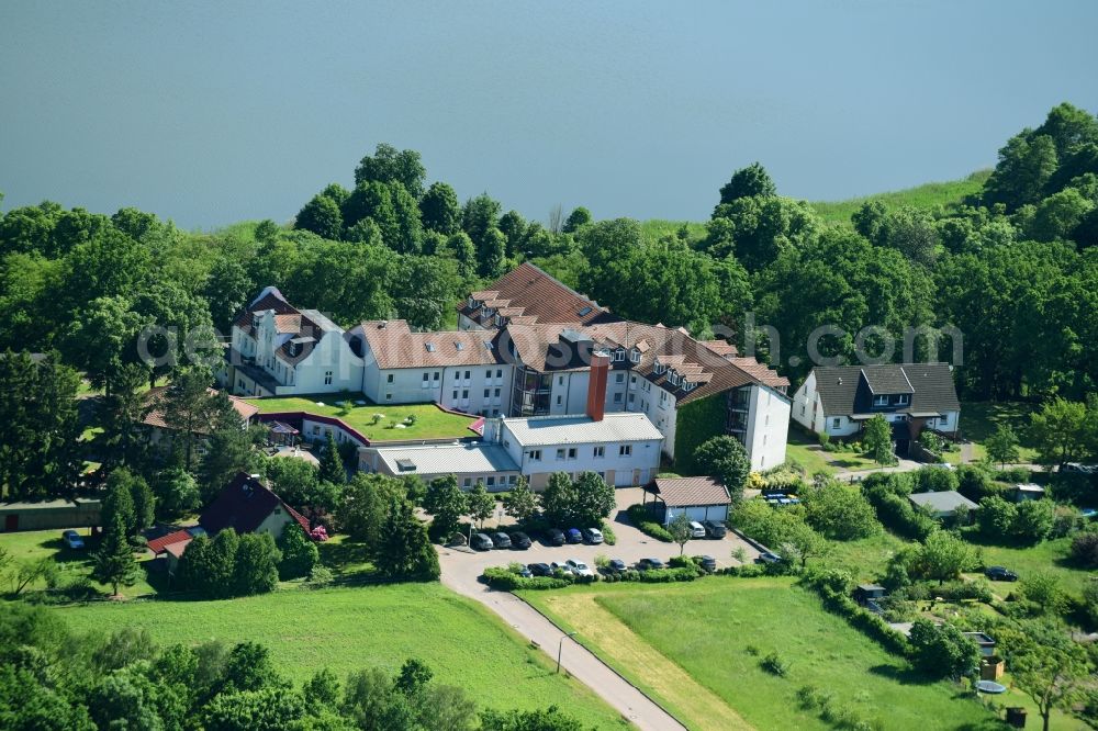 Crivitz from the bird's eye view: Building of the old people's home - senior citizen's residence of the Christian old people's home Elim inc. in Crivitz in the federal state Mecklenburg-West Pomerania, Germany