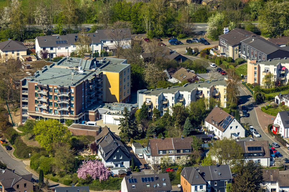 Aerial photograph Sprockhövel - Buildings of the old people's home - senior residence on the Perthes-ring in Sprockhoevel in the state of North Rhine-Westphalia, Germany