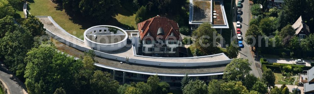 Plauen from above - Building the retirement home SBW Vogtlandkreis gGmbH in Plauen in the state Saxony