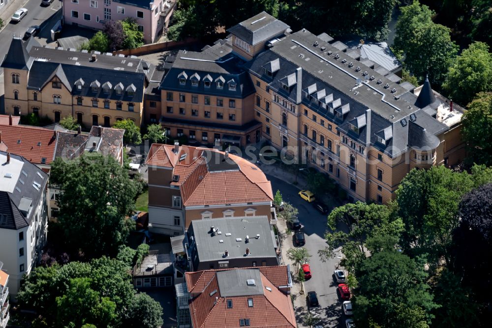 Aerial photograph Braunschweig - Building the retirement home Senioren- and Pflegezentrum St. Vinzenz in Brunswick in the state Lower Saxony, Germany