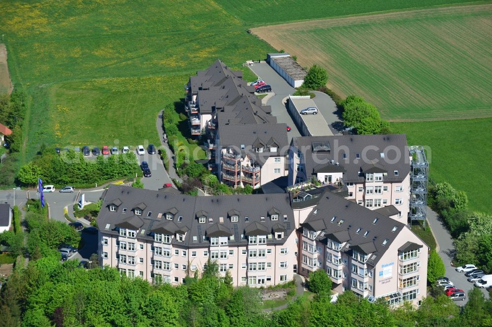 Aerial photograph Bad Steben - Building the retirement home SWR gGmbH Seniorenwohnpark in Bad Steben in the state Bavaria
