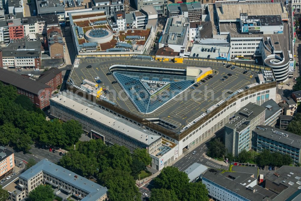 Dortmund from the bird's eye view: Building of the shopping center Thier-Galerie in Dortmund in the state North Rhine-Westphalia