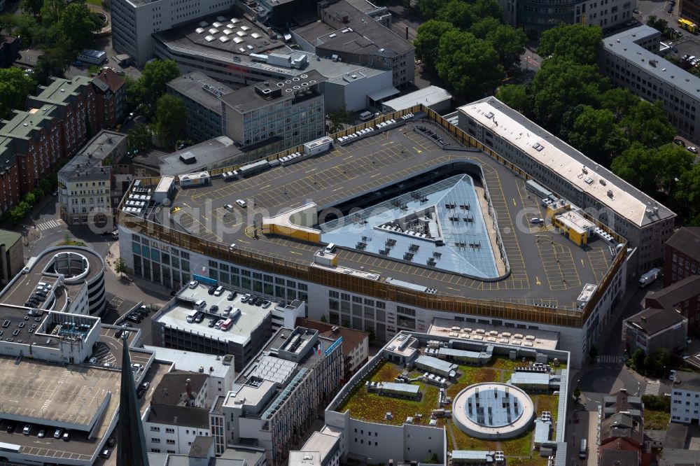 Aerial image Dortmund - Building of the shopping center Thier-Galerie in Dortmund in the state North Rhine-Westphalia