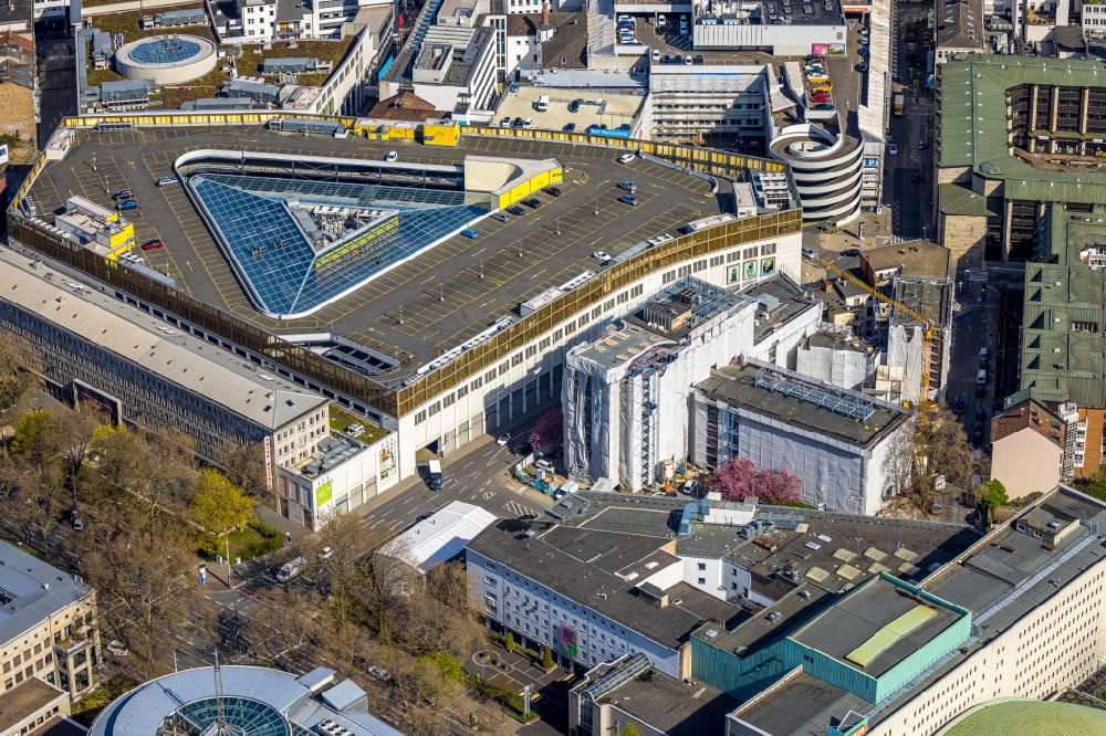 Dortmund from the bird's eye view: building of the shopping center Thier-Galerie in Dortmund in the state North Rhine-Westphalia