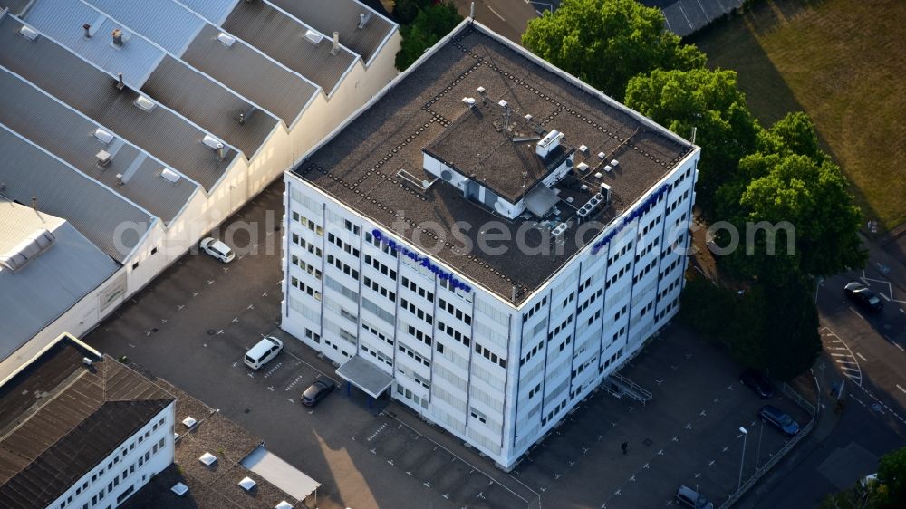 Bonn from the bird's eye view: Building of the General-Anzeiger Bonn in Bonn in the state North Rhine-Westphalia, Germany