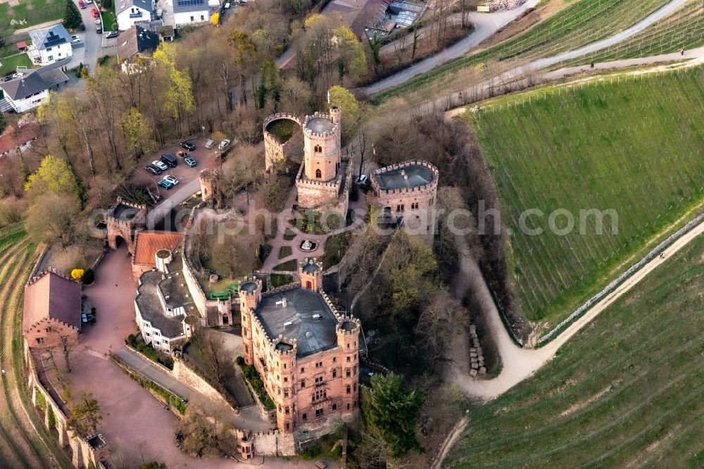 Aerial photograph Ortenberg - Building the hostel Schloss Ortenberg in Ortenberg in the state Baden-Wurttemberg, Germany