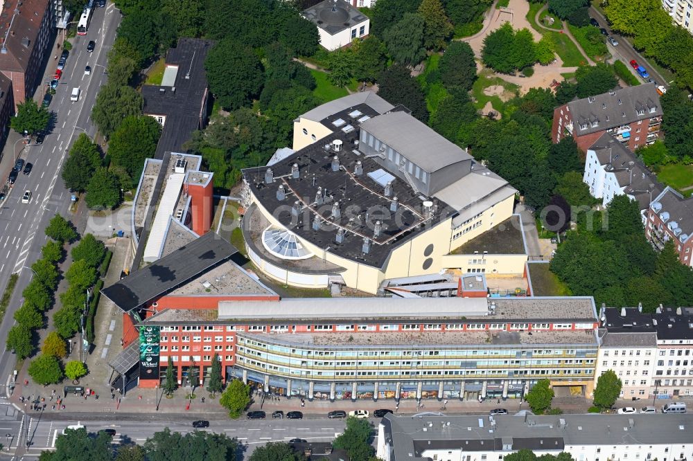 Aerial image Hamburg - Building of the concert hall and theater playhouse in Hamburg, Germany