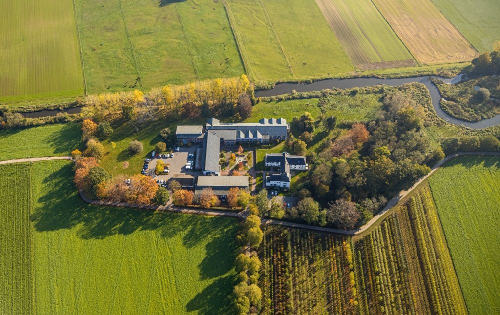 Aerial image Geldern - Building of the retirement center Haus Golten in Geldern in the state North Rhine-Westphalia, Germany