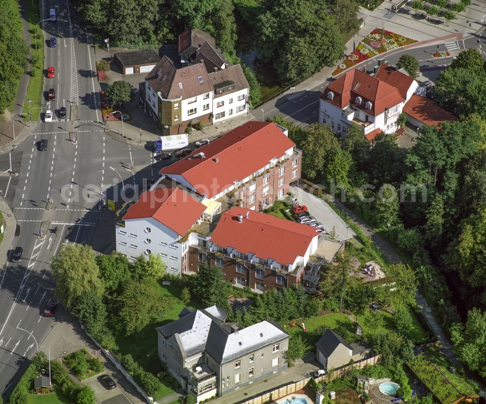 Werne from above - Building of the retirement center Pro Talis in Werne in the state North Rhine-Westphalia, Germany