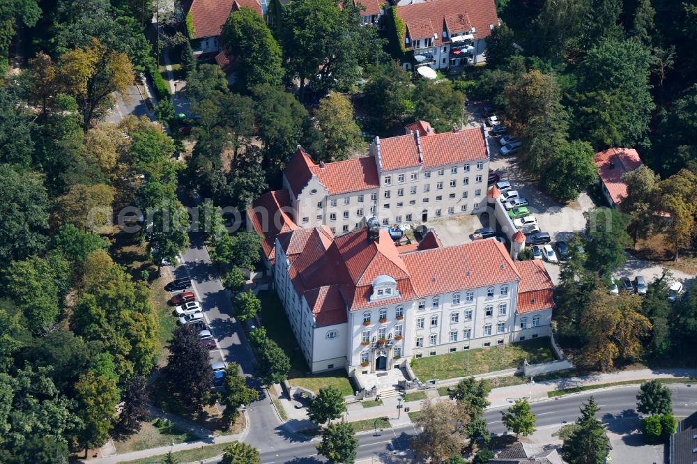 Altlandsberg from the bird's eye view: Town Hall building of the city administration in Altlandsberg in the state Brandenburg, Germany