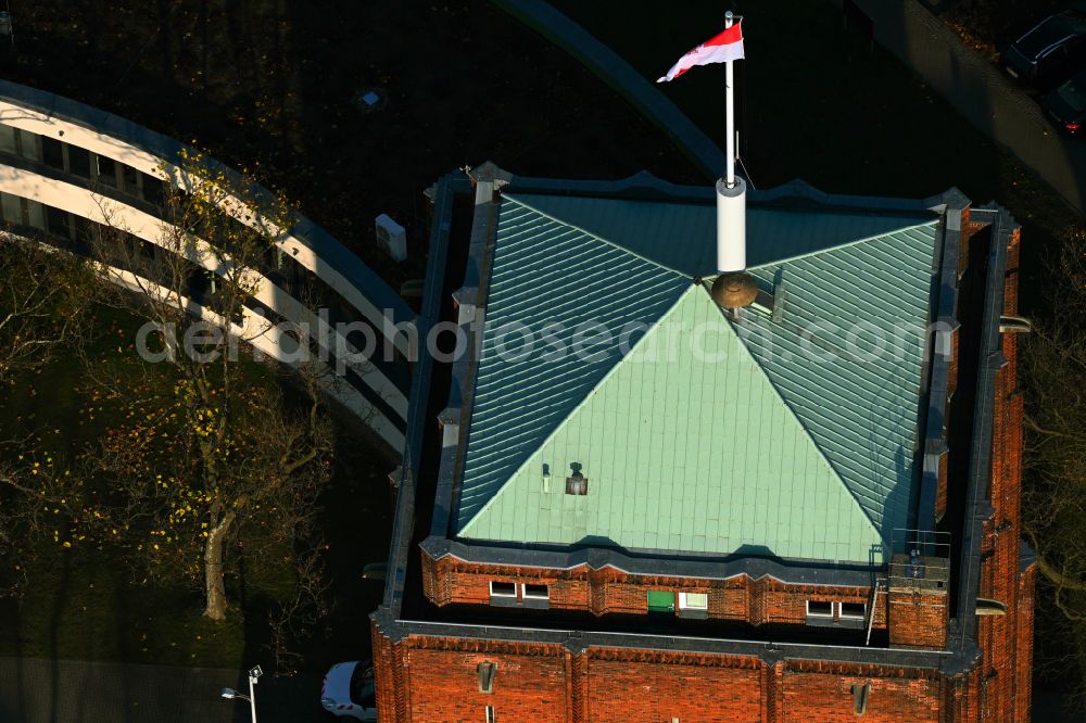 Aerial image Neuenhagen - Town Hall building of the city administration - Gemeindeverwaltung in Neuenhagen in the state Brandenburg