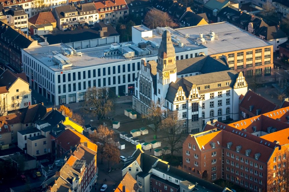 Aerial image Gladbeck - Town Hall building of the city administration in Gladbeck in the state North Rhine-Westphalia, Germany