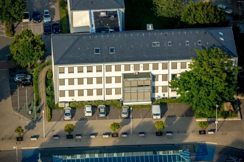 Aerial image Sprockhövel - Town Hall building of the city administration in Sprockhoevel in the state North Rhine-Westphalia