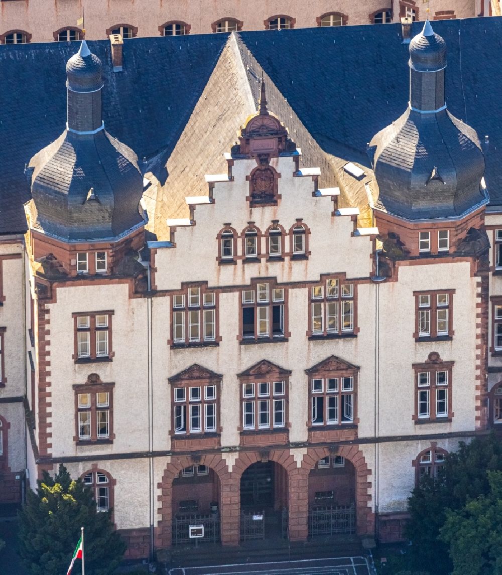 Aerial image Hamm - Town Hall building of the city administration on Theodor-Heuss-Platz in Hamm in the state North Rhine-Westphalia, Germany