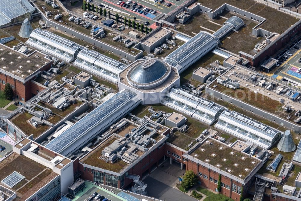 Aerial photograph Oberhausen - Building complex of the shopping mall Centro in Oberhausen at Ruhrgebiet in the state of North Rhine-Westphalia