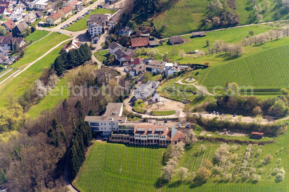 Aerial image Oberkirch - Health and medical center Seminar- and Bewegungshaus Schoenstatt-Zentrum Marienfried in Oberkirch in the state Baden-Wuerttemberg, Germany