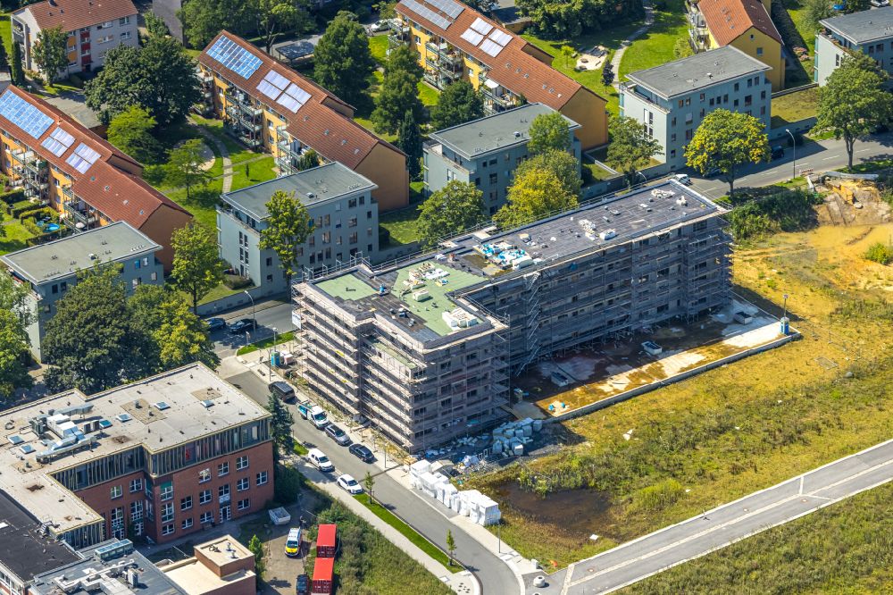 Aerial photograph Bochum - Building complex of the university EvH Bochum on street Immanuel-Kant-Strasse in the district Altenbochum in Bochum at Ruhrgebiet in the state North Rhine-Westphalia, Germany