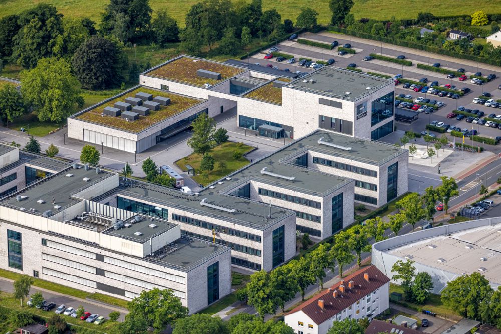 Aerial photograph Hamm - Building complex of the University Hamm-Lippstadt on street Marker Allee in the district Hamm-Lippstadt in Hamm at Ruhrgebiet in the state North Rhine-Westphalia, Germany