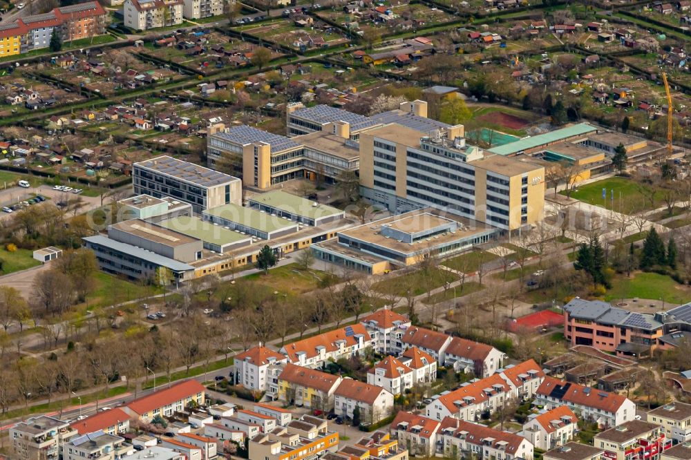 Aerial image Heilbronn - Building complex of the university in Heilbronn in the state Baden-Wuerttemberg, Germany