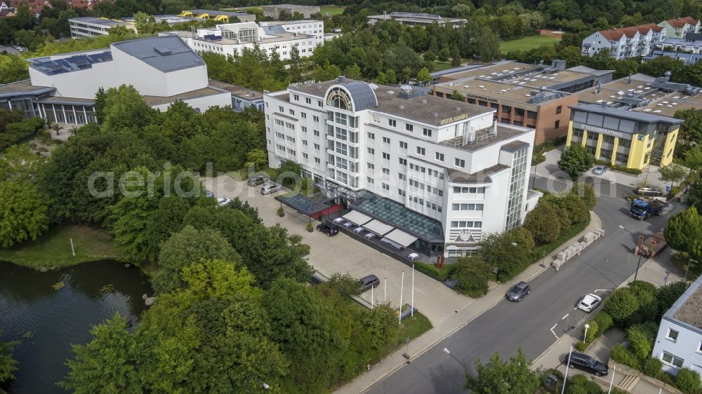 Aerial photograph Weiden in der Oberpfalz - Complex of the hotel building Admira in the district Nuremberg Metropolitan Area in Weiden in der Oberpfalz in the state Bavaria
