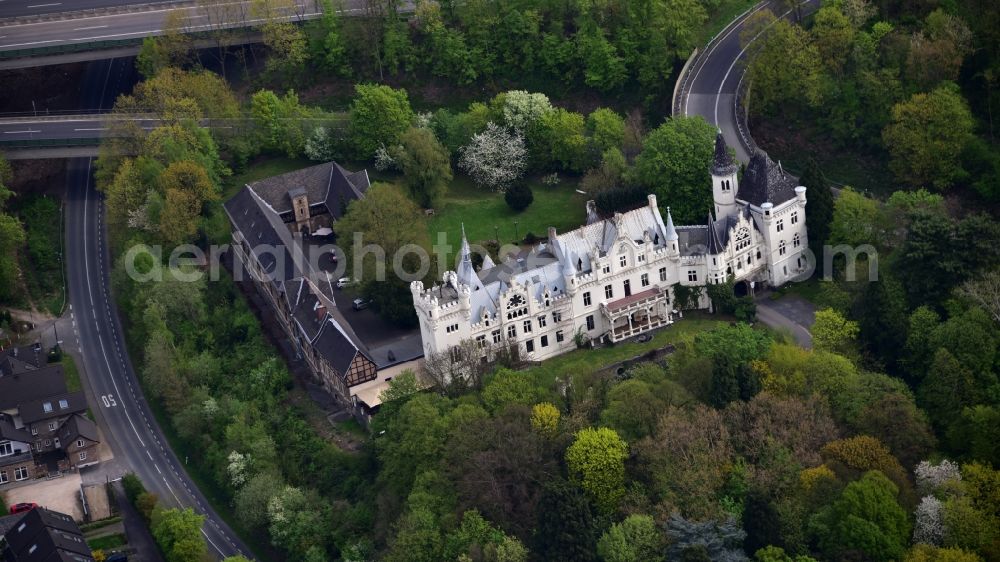 Aerial image Bonn - Complex of the hotel building Schlosshotel Kommende Ramersdorf in the district Ramersdorf in Bonn in the state North Rhine-Westphalia, Germany
