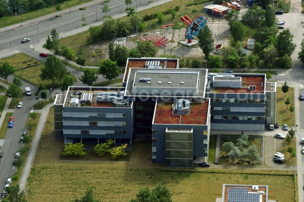 Berlin from above - Building complex of the Institute DSM Biopract GmbH on Magnusstrasse in the district Johannesthal in Berlin, Germany
