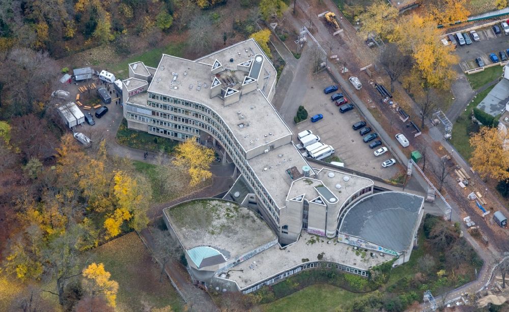 Berlin from above - Building complex of the Institute fuer Hygiene and Umweltmedizin in Berlin, Germany